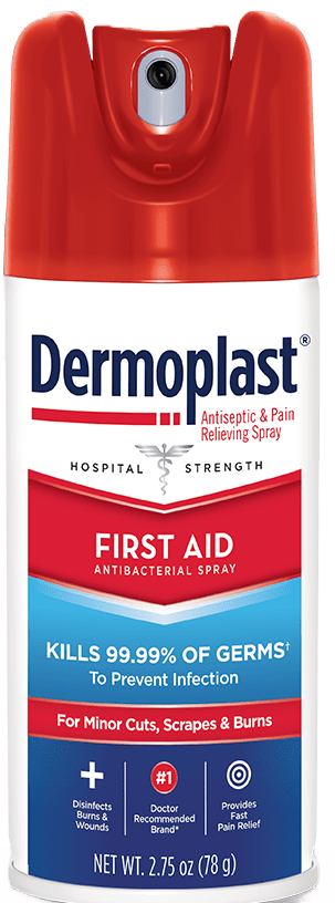 Dermoplast Antiseptic & Pain Relieving Spray – 2.75 FL OZ