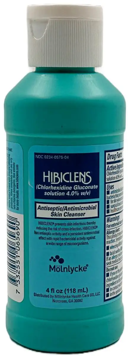 Hibiclens – Antiseptic/Antimicrobial – Skin Cleanser – 4 FL OZ